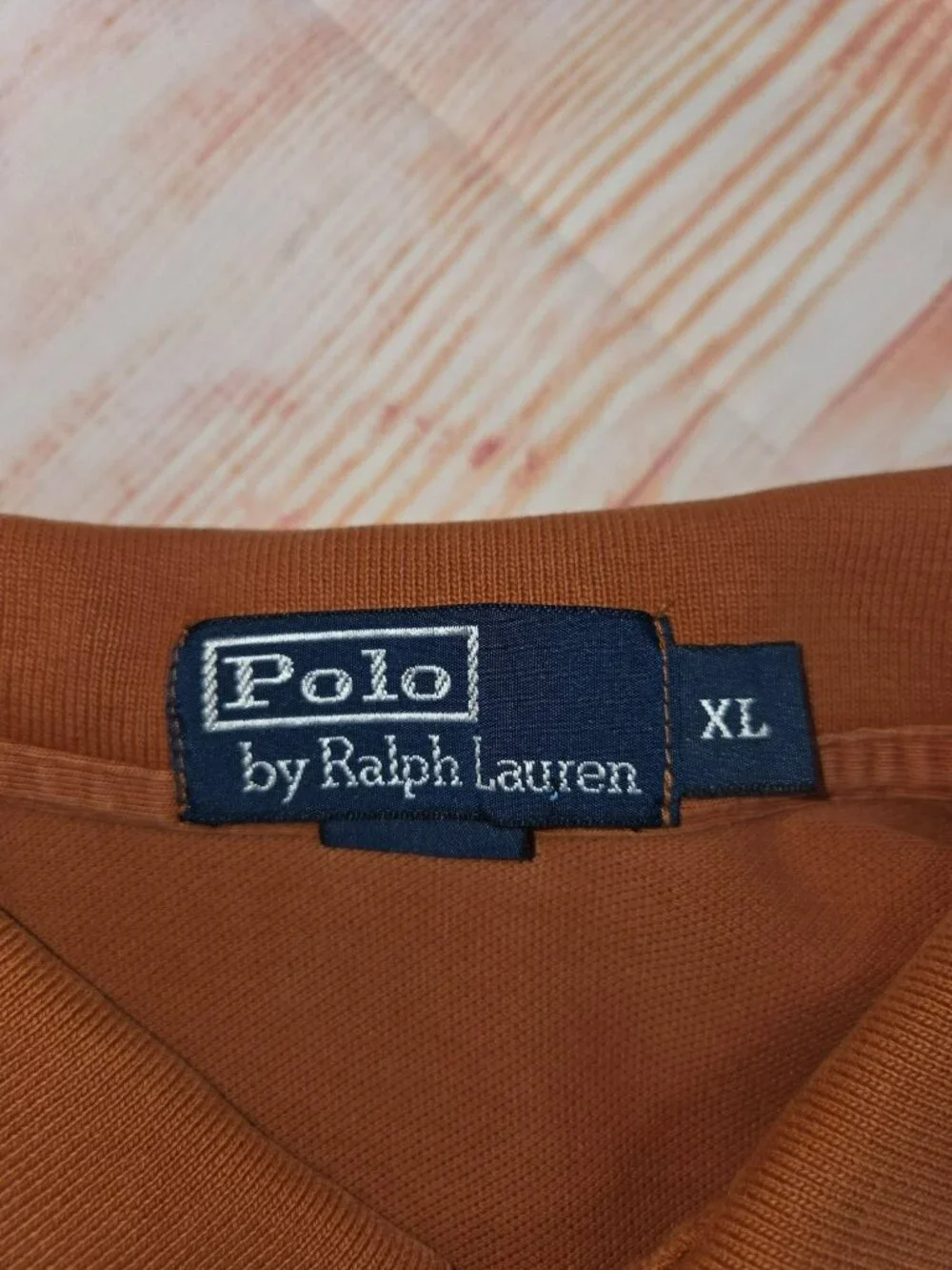 Polo Ralph Lauren Mens XL Burnt Orange Polo Classic Fit Short Sleeve